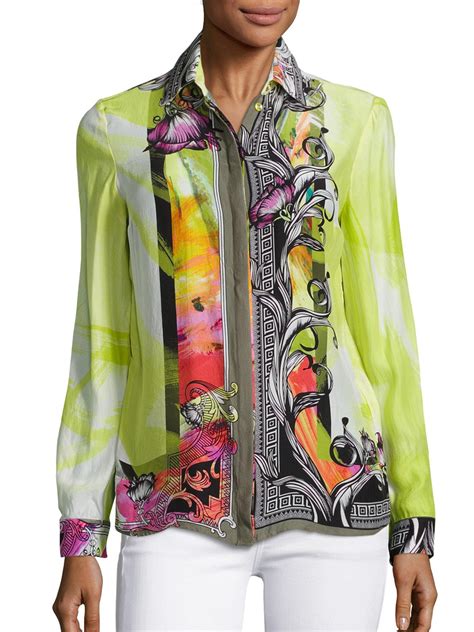 versace blouse womens